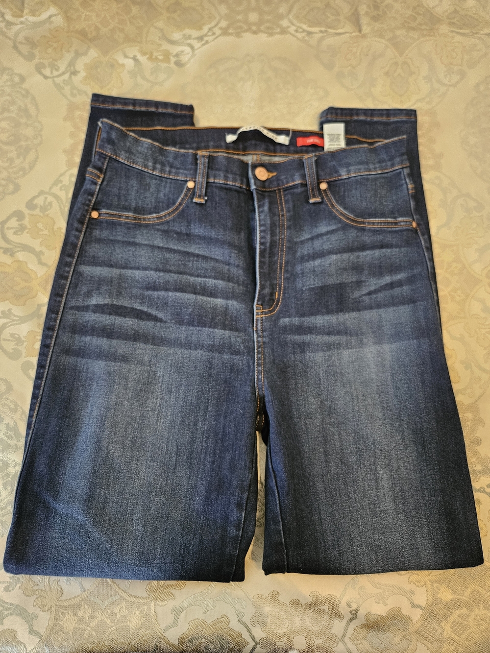 THE DEB Company Women’s Skinny Leg Jeans in Dark Indigo Wash